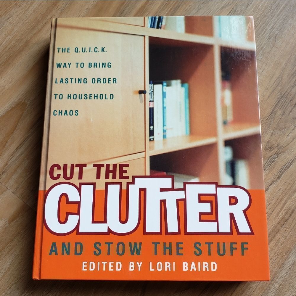 🔺️NWT RARE Cut The Clutter & Stow the Stuff Book